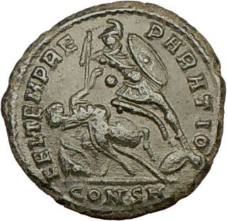 CONSTANTIUS II Constantine I son 351AD Ancient Roman Coin BATTLE Horse