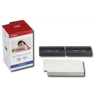 Canon KP108IN Color Ink and 108 Sheet 4x6 PhotoPaper Set —
