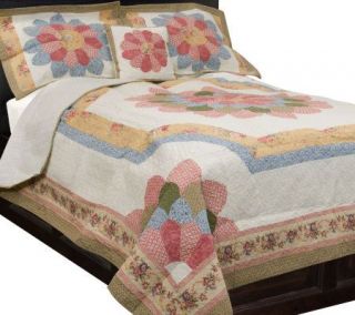Garden Floral Mini Quilt Set with Sham(s) and Accent Pillow — 