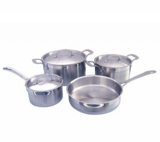 Welco 7 Piece Stainless Steel/Brushed CookwareSet   Brushed — 