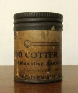 Vintage Cotter Pins Western Auto Supply Co RC Can Co St Louis with