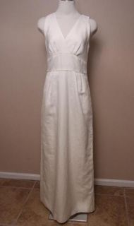  cotton cady alexis gown color ivory size 4  insurance