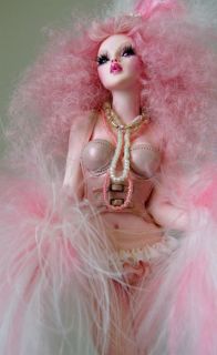 Cotton Candy Burlesque Pin Up OOAK by Nicole West