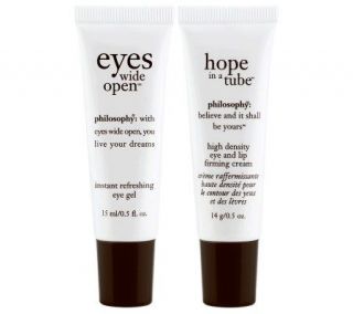 philosophy hope in a tube &eyes wide open eye treatment duo — 