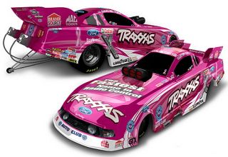 Courtney Force 2012 Color Chrome Traxxas Breast Cancer NHRA 1 24