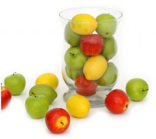 Set of 48 Faux Fruits with Hurricane by Valerie —