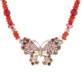 Kirks Folly Bella Donna Butterfly Necklace —