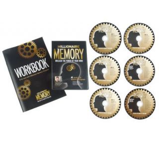 Millionaire Memory 6 CD Set Memory Boost Program w/Workbook — 