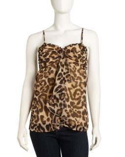  Romeo Juliet Couture Leopard Print Sweetheart Cami