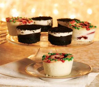 Juniors Mini (9) Christmas Cheesecakes & (9) Chocolate DreamLayerCakes 
