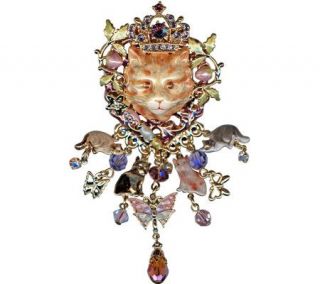 Kirks Folly Royal Ginger Tom Cat Pin/Pendant —
