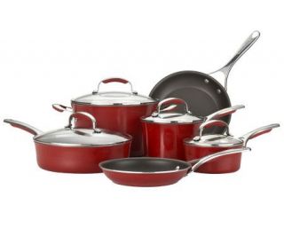 KitchenAid Gourmet Red Porcelain 10 pc Set —