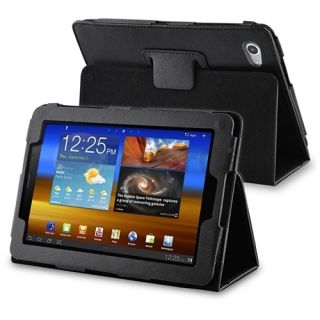  Tab 7 7 Tablet Case Leather Folio Black Cover w Stand P6800