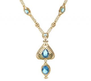 Jacqueline Kennedy Art Nouveau Style Drop Necklace —