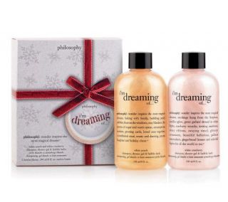 philosophy im dreaming of white cranberry & white peach gift box duo 