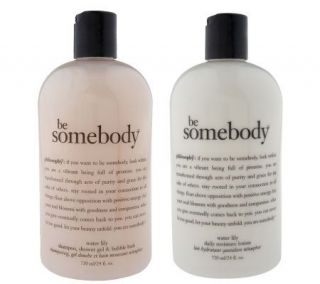 philosophy be somebody water lily shower gel and body lotion duo