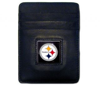NFL Pittsburgh Steelers Executive Money Clip/Card Holder —
