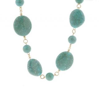 Joan Rivers Look of Turquoise 33 Necklace w/3 Extender —