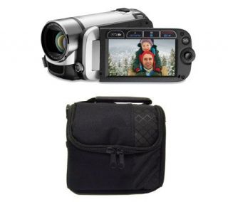 Canon FS21 16GB Dual Flash Memory Camcorder with Bag —