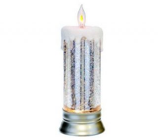 11 Lit Glitter Candle with Flickering Tip by Valerie   H196688