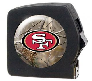 NFL San Francisco 49ers Realtree Camo 25 Ft. Tape Measure —
