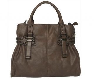 Couture by Kooba Convertible Nappa Satchel with Stitching — 