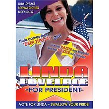 Linda Lovelace for President Movie Handbill 1976 Vintage Scarce to