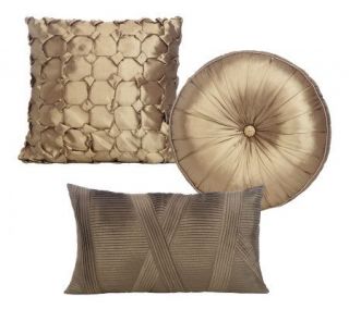 Joan Lunden Home Melbourne Set of 3 Accent Pillows —