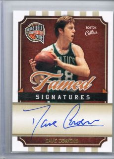 Dave Cowens 2009 10 Hall of Fame Famed Signature Auto