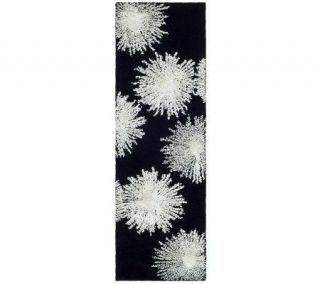 Soho 26 x 12 Abstract Handtufted Wool/Viscose Blend Runner   H178566