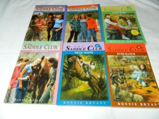Saddle Club Book Lot 1 10, 58, and A Horse For Mandy By Bonnie Bryant