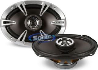  500W 6 x 9 3 Way Crunch Series Coaxial Car Stereo Speakers