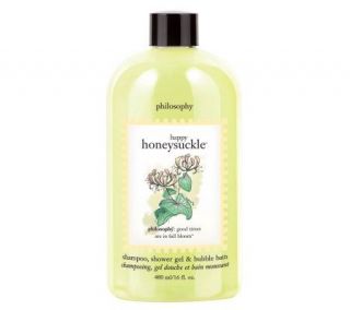 philosophy happy honeysuckle shower gel, 16 oz —