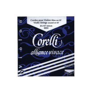 Corelli Alliance Vivace 4/4 Violin String Set Medium with loop E
