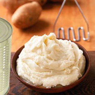 Can of Instant Mashed Potatoes Long Shelf Life 6 Servings