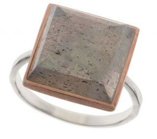 Jane Diaz Sterling Labradorite Power Ring —