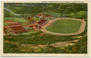 cumberland md maryland fairgrounds linen postcard mailed no we carry a