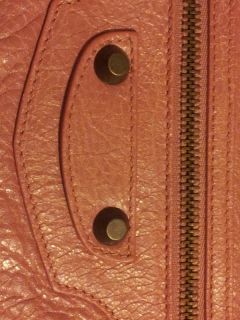 New Balenciaga Cluch Classic Fold Bag 2012 Model Rose Bruyere Color