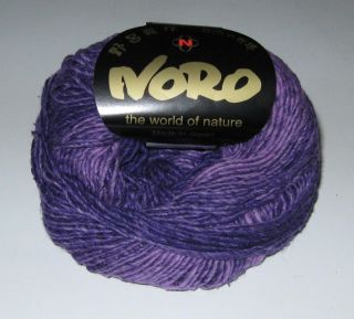 10 Balls Purple Noro Shirakaba Silk Wool Cotton Knitting Yarn Color 16
