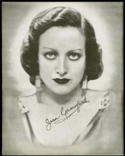 Joan Crawford Vintage 1955 Signed Typewritten Letter TLS Autographed