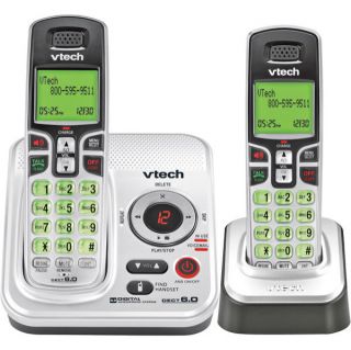 Vtech CS6229 2 1 9 GHz Duo Single Line Cordless Phone