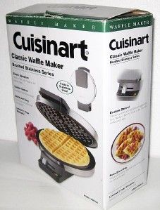 cuisinart classic waffle maker brushed stainless steel cooker iron