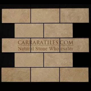 Crema Marfil Polished Marble Tile 3x6