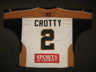 2011 Rochester Rattlers CROTTY 2 authentic jersey
