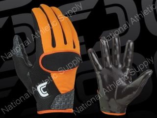 Cutters 017 Orange Home C Tack Receiver Gloves Size XL
