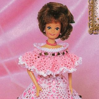 Crochet Pattern Fashion Barbie Doll Bridal Dream 10 RARE Master Guild