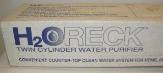 H2O Oreck H2ORECK Countertop Water Filter New