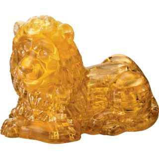 Bepuzzled 3D Crystal Puzzle Deluxe Lion Plastic Jigsaw Puzzle