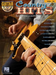 Country Hits Guitar Play Along Vol 76 Book CD