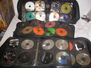  of Mixed Genre Music CDs Loose w Cases Rock Rap Country Pop